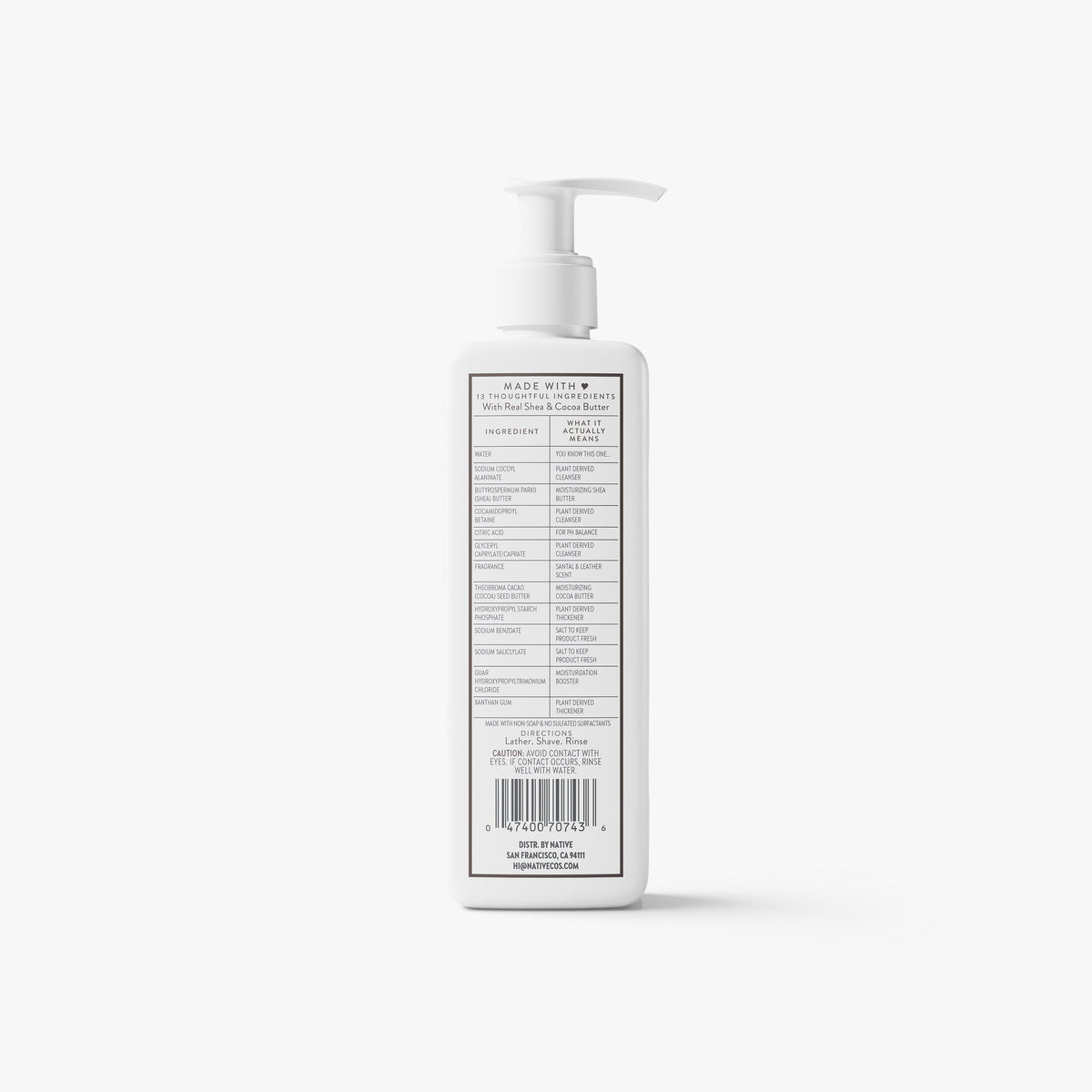 Whole Body Shave Cream